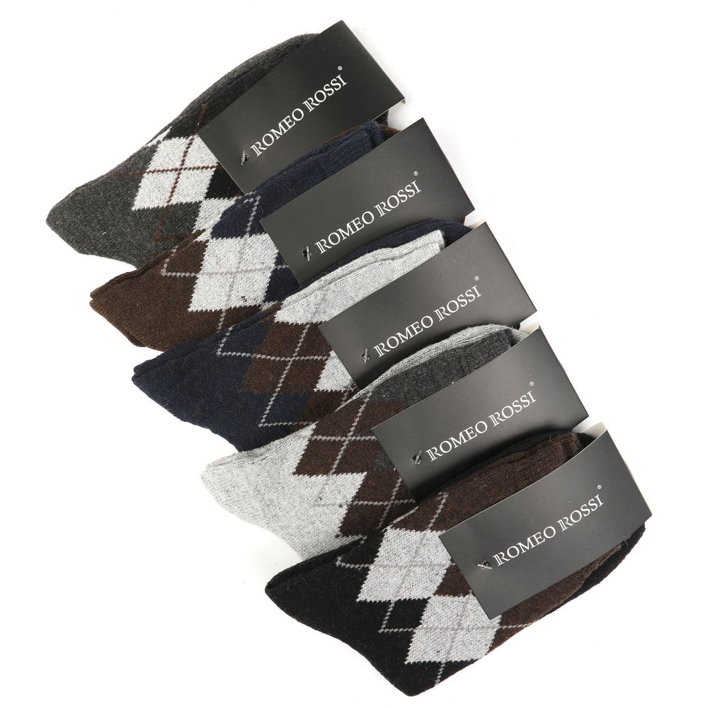 Мужские носки ROMEO ROSSI набор 5 шт с шерстью