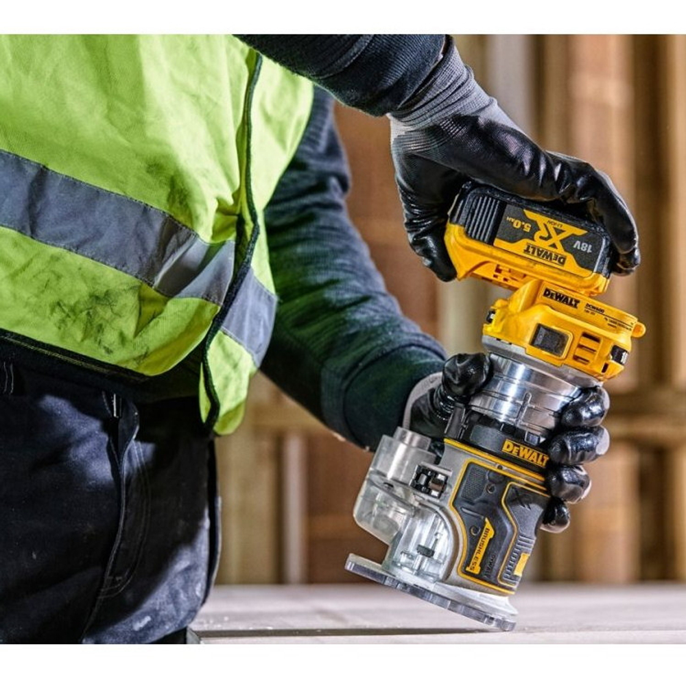 Фрезер кромочный аккумуляторный Dewalt DCW600N 18 В без аккумулятора