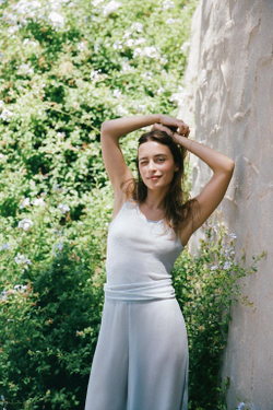 ZARA ТОП С МЕТАЛЛИЗИРОВАННОЙ НИТЬЮ, СЕРЕБРИСТЫЙ