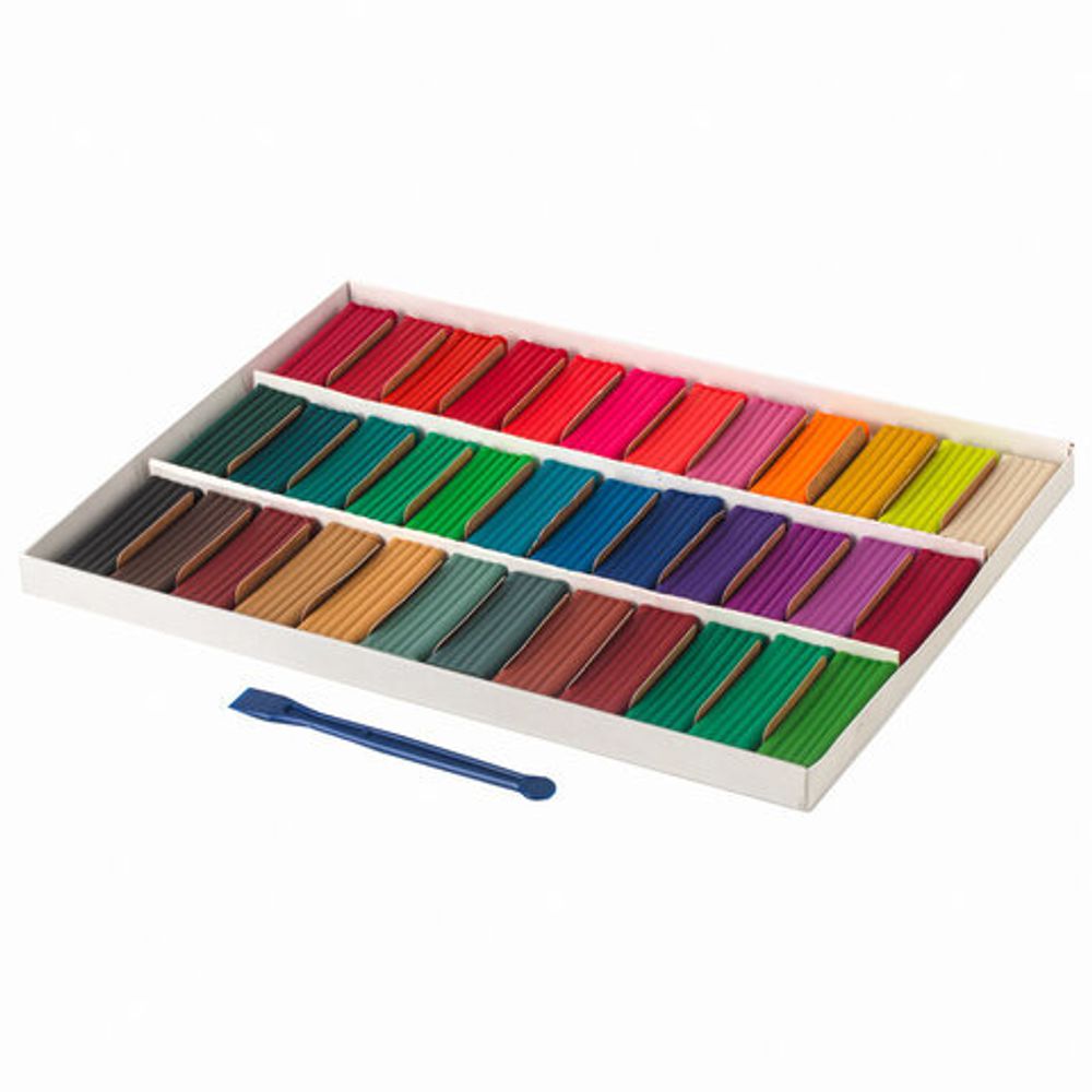 Пластилин классический ЮНЛАНДИЯ "ЮНЫЙ ВОЛШЕБНИК", 36 цветов, 720 г, со стеком, ВЫСШЕЕ КАЧЕСТВО, 105904