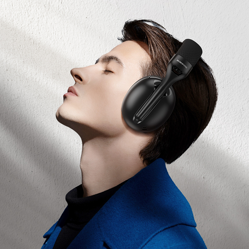 Беспроводные полноразмерные Bluetooth наушники BOROFONE BO30 (черный)