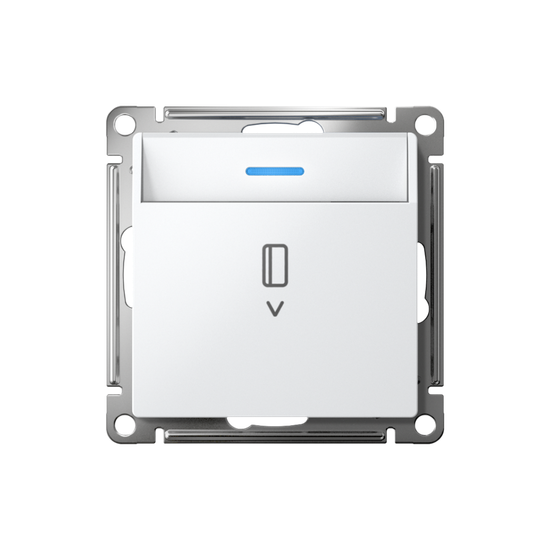 ATN000167 ATLASDESIGN ВЫКЛЮЧАТЕЛЬ карточный, механизм, БЕЛЫЙ