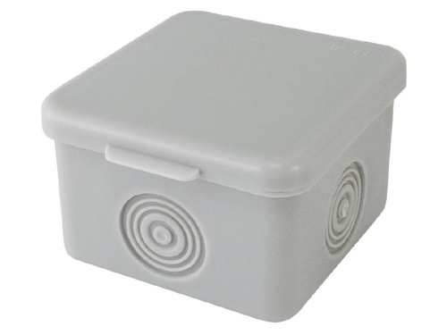 Коробка распаячная ОП 65х65х50мм 4вх IP54 без гермовводов TDM