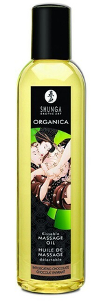 Натуральное съедобное массажное масло "Пьянящий шоколад" 250 мл (Цвет: прозрачный)