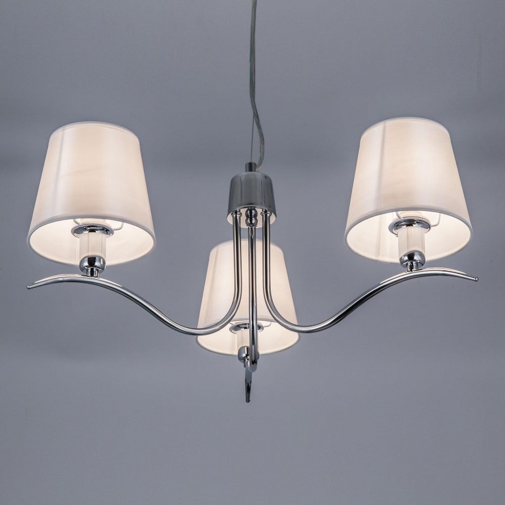 Citilux Эмма CL439131 Люстра подвесная с абажурами Хром