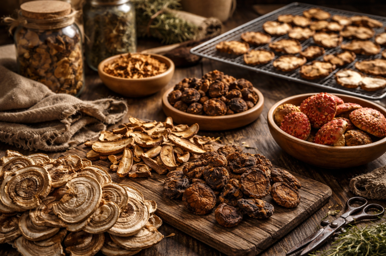 Как сушат лекарственные грибы: технологии, качество и как выбрать действительно хороший продукт