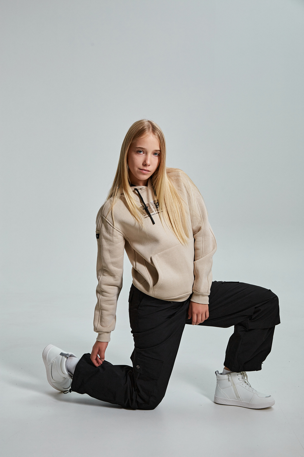 Худи дл/р с начесом д/м LEYZ 10039