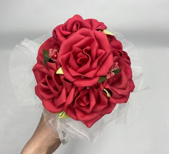 Свадебный букет из роз