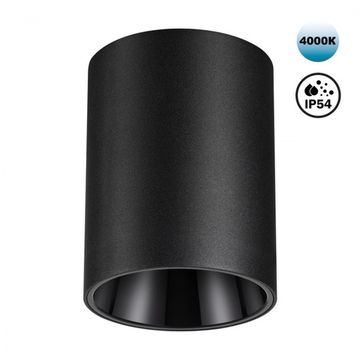 Светильник накладной влагозащищённый LED 15W 4000К 359423 чёрный Recte Novotech