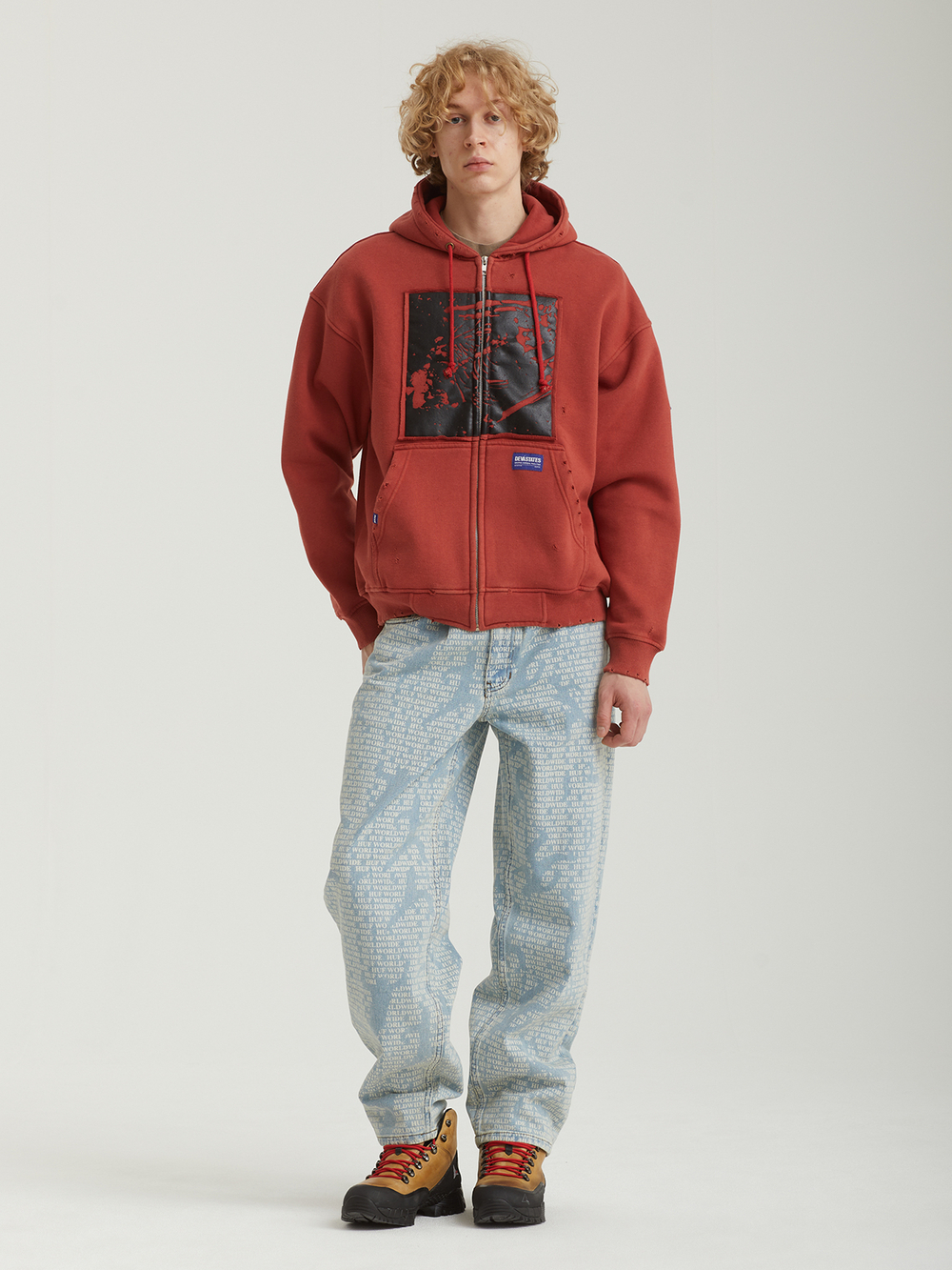 Мужская Толстовка Zip-up - Agony