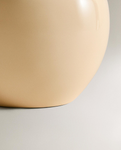 Zara Home Ваза из керамики, цвет бежевый, 13 см
