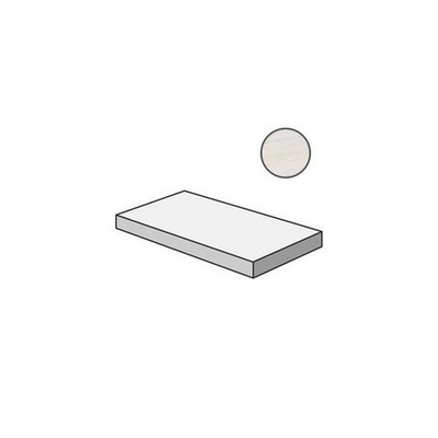 Ступень Charme Extra Lasa Scalino Frontale Nat 33х60 Ang.Sx Левая