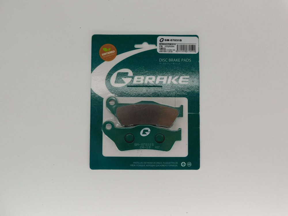 Колодки тормозные GM-07031S G-brake (FDB2018 FA181)