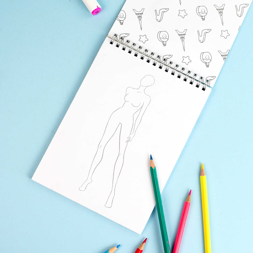 Книжка-раскраска для детей. Серия "Создай образ" арт. 70888 ВЕСНА В ПАРИЖЕ /145х200 мм, 32 л., блок - офсет 120 г/м², печать в одну краску, обл - мелованный картон 210 г/м², гребень по короткой стороне, гребень по короткой стороне/