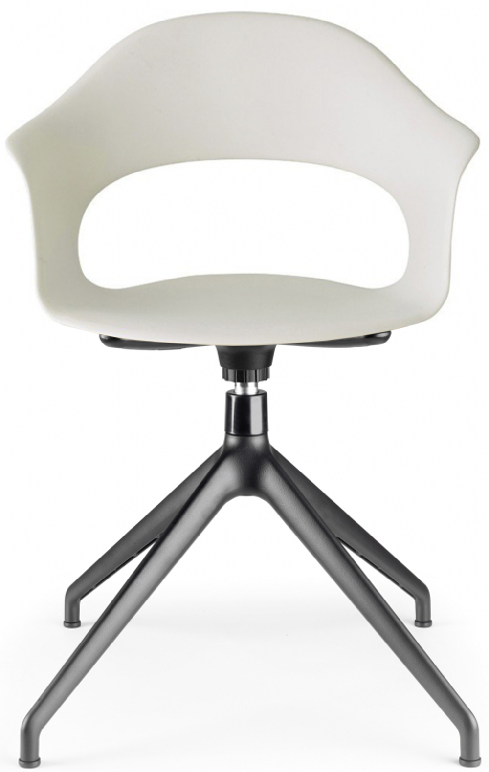 Кресло офисное пластиковое Scab Design Lady B, черный, лен