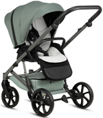 Детская коляска Tutis Viva 6 Plus Essential 4 в 1 с автокреслом Elo Lux EduSky Black и базой 1612039 Sage