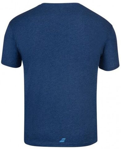 Футболка мужская теннисная Babolat Exercise Big Flag Tee Men 2 - blue heather