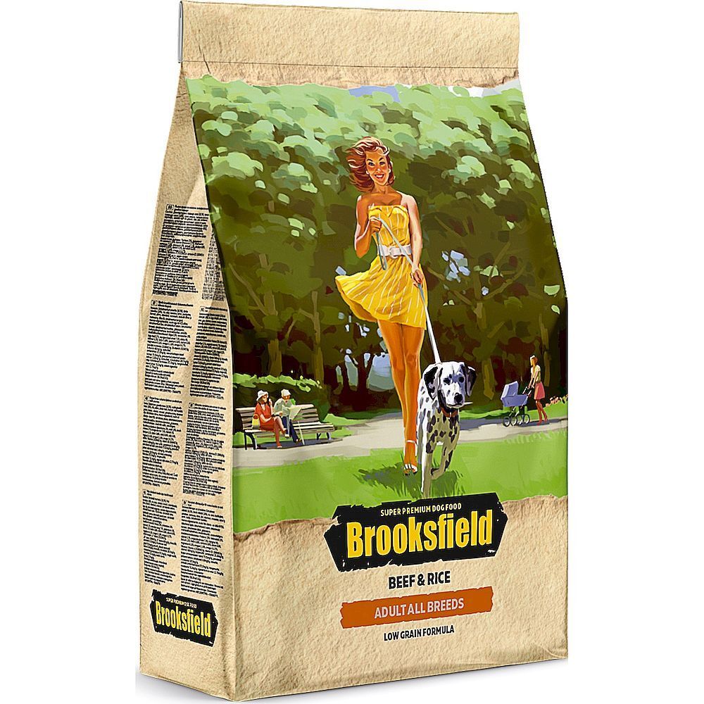 BROOKSFIELD Adult Dog All Breeds Beef Сухой корм для взрослых собак 12кг Говядина/рис