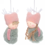 Украшение новогоднее подвесное «Зимнее настроение» 9 см