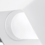 801610 Светильник настенный PEZZO 1х40W G9 ХРОМ/БЕЛЫЙ