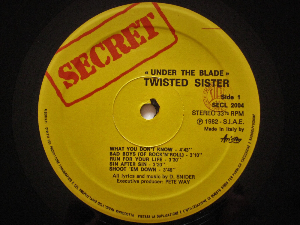 Twisted Sister / Under The Blade (LP)