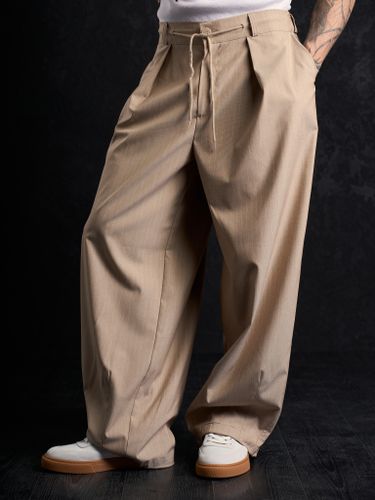 Бежевые брюки 2s1 studio в полоску