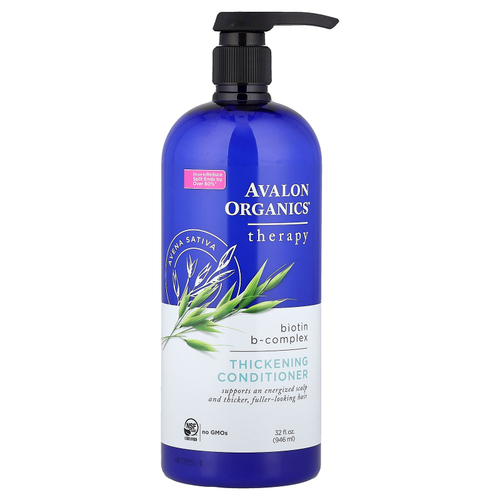 Avalon Organics, кондиционер для густоты волос, с биотином и витамином группы B, 946 мл (32 жидк. унции)