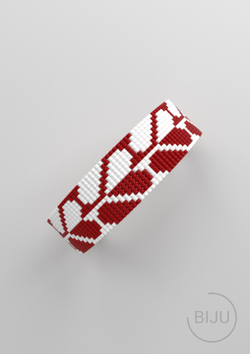 Схема LOOM, Схема браслета на станке, узор из Miyuki Delica 11/0, файл PDF, №473L