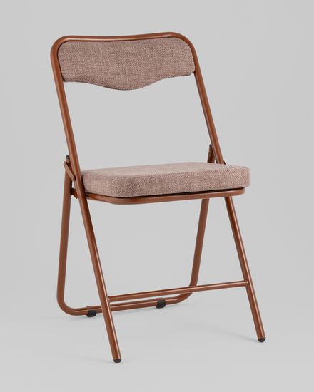 Стул складной Джонни рогожка капучино каркас капучино