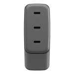 Сетевое зарядное устройство Energea AmpCharge GaN100 мощностью 100 Вт (3 USB-C) (GaN) Многопортовый мощный адаптер питания. Есть поддержка PD 3.0, QC 3.0 и PPS