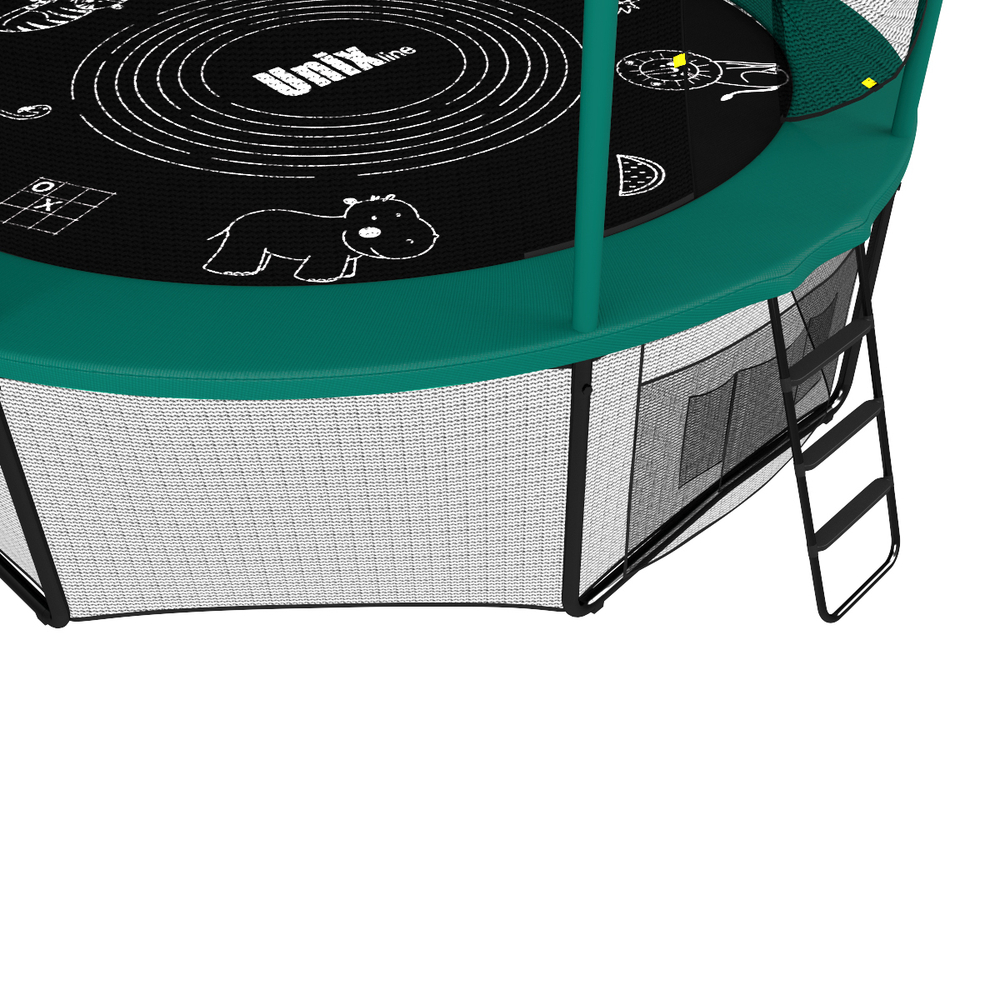 Батут UNIX Line SUPREME GAME 8 ft (green)