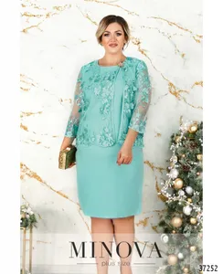 Платье №362СБ-бирюза Minova