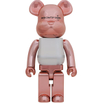 Дизайнерские игрушки BE@RBRICK MEDICOM TOY PLUS PINK GOLD CHROME Ver. 1000％, PINKGOLDCHROME