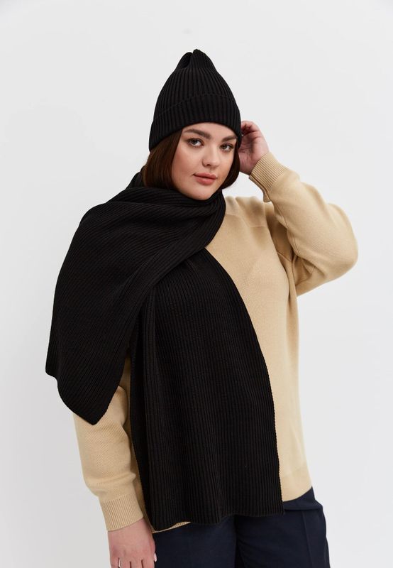 Шарф, черный