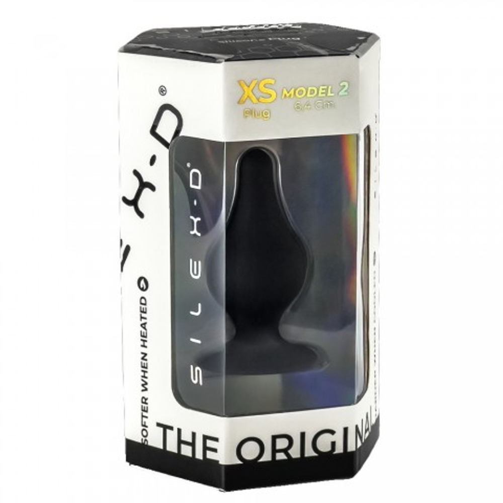 Анальный плаг черный MODEL 2 от SILEXD (XS: 6,4*2,5 см.)