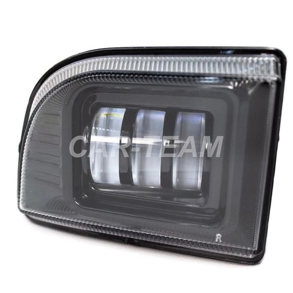 Противотуманные фары (ПТФ) линзованные "Sal-Man" на Chevrolet Lacetti (арт. 01511) (3 диода LED 50W)
