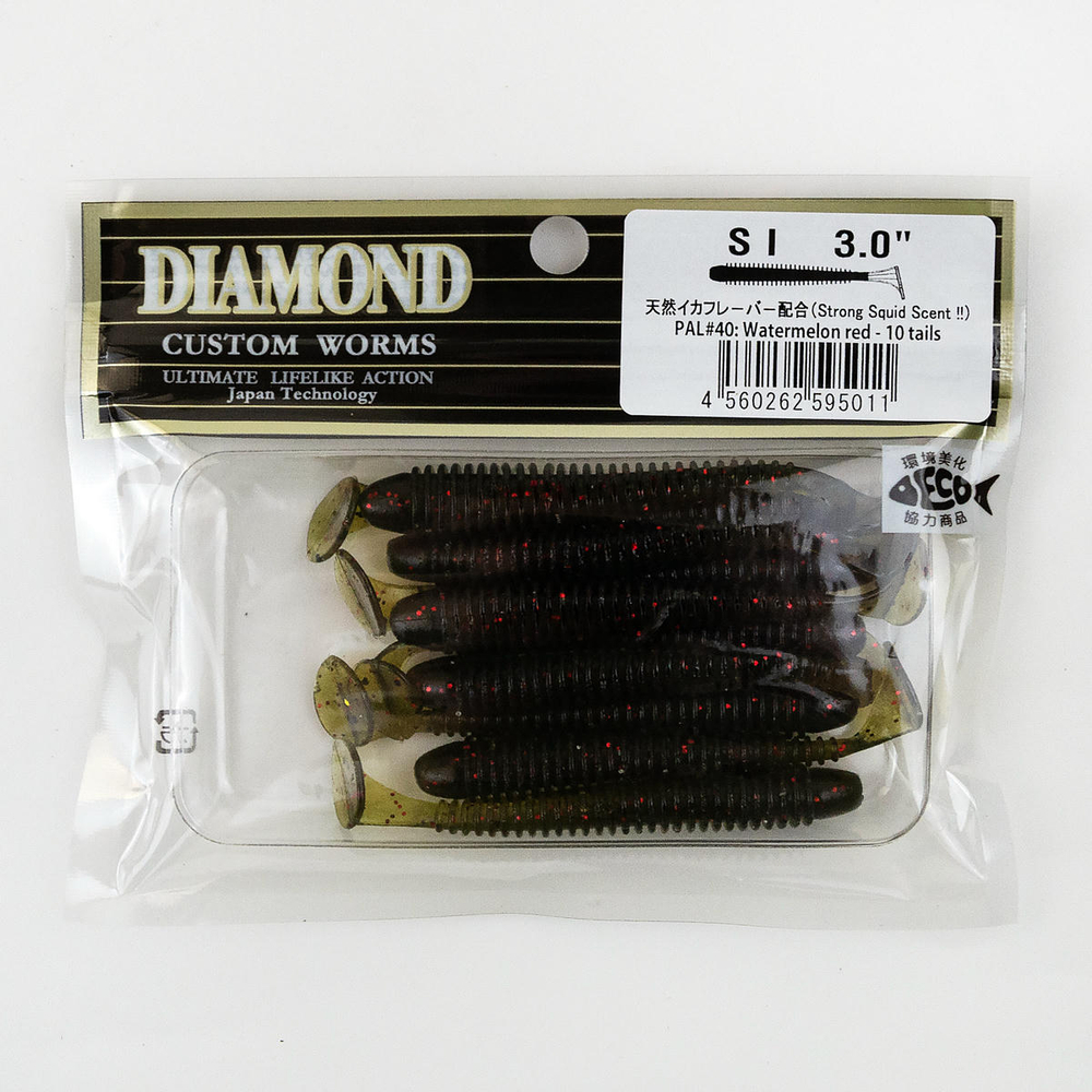 Силиконовая приманка DIAMOND Swing Impact 3.0" (10шт/уп)