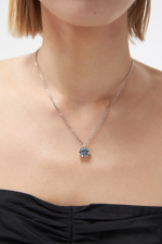 Колье Embrasse Aquamarine