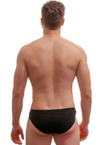 Мужские трусы-слипы с контрастной полоской (Размер: XL) (Цвет: темно-синий)