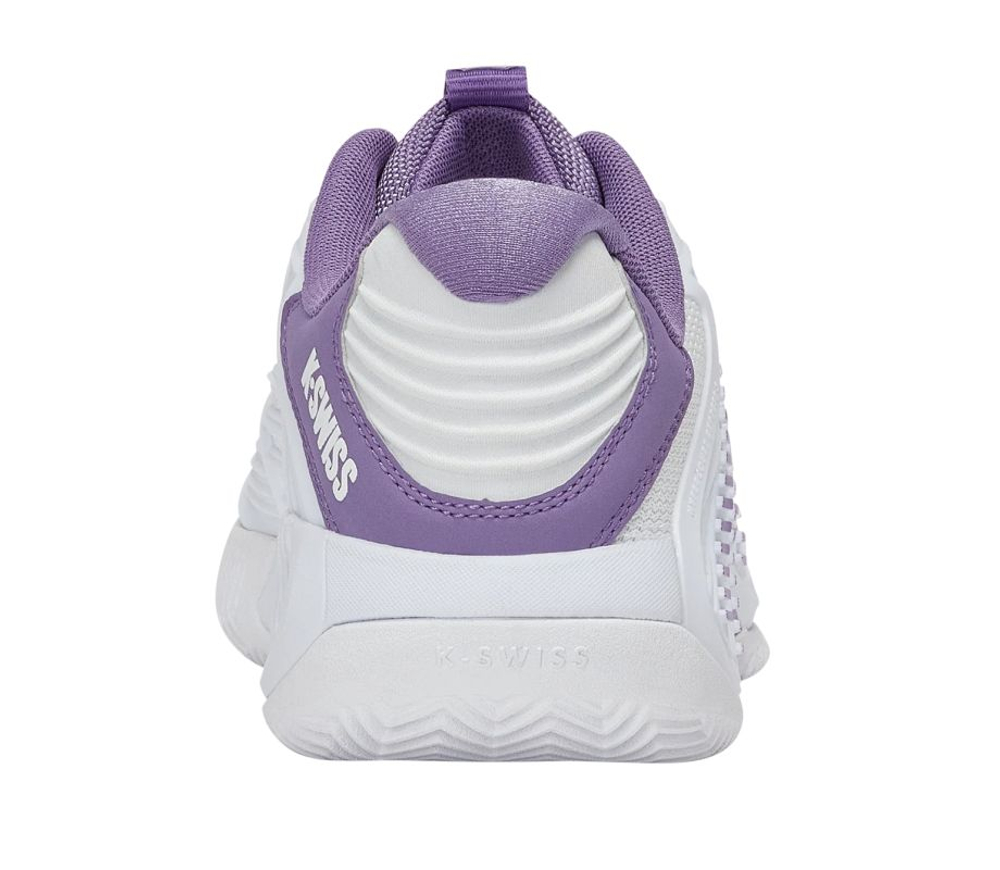 Женские теннисные кроссовки K-Swiss Hypercourt Express 3 Clay - white/purple haze/lunar rock