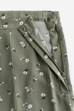 H&M Юбка с принтом, хаки