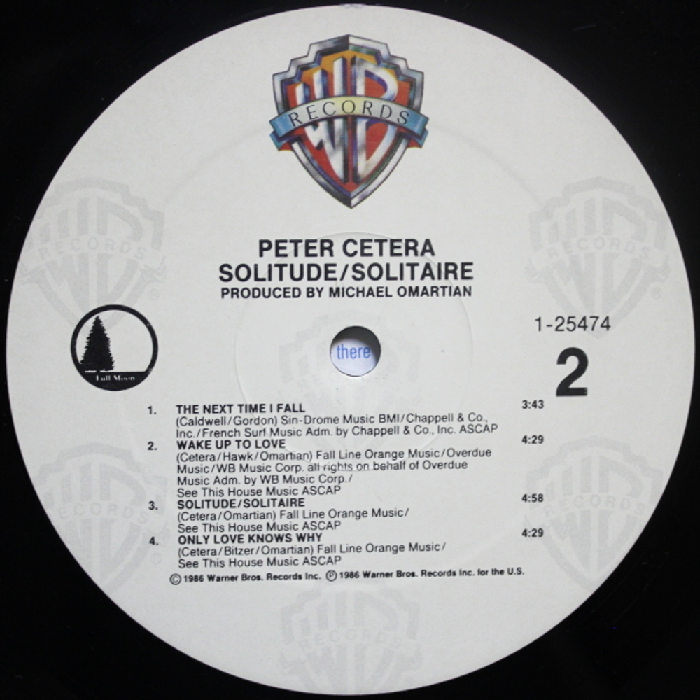 Peter Cetera / Solitude/Solitaire (LP)