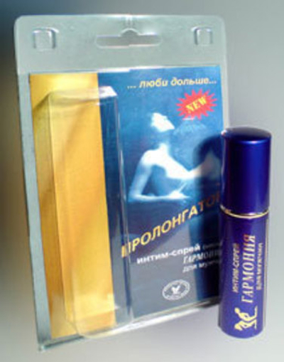 Пролонгирующий интим-спрей (масло) Гармония для мужчин, 9 мл.