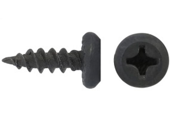 Саморез 3,5х11 частый шаг чёрный (упаковка 50шт) 33655