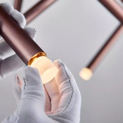 Подвесная люстра Dutti D0068 LED Chandelier Modern 14 Gold