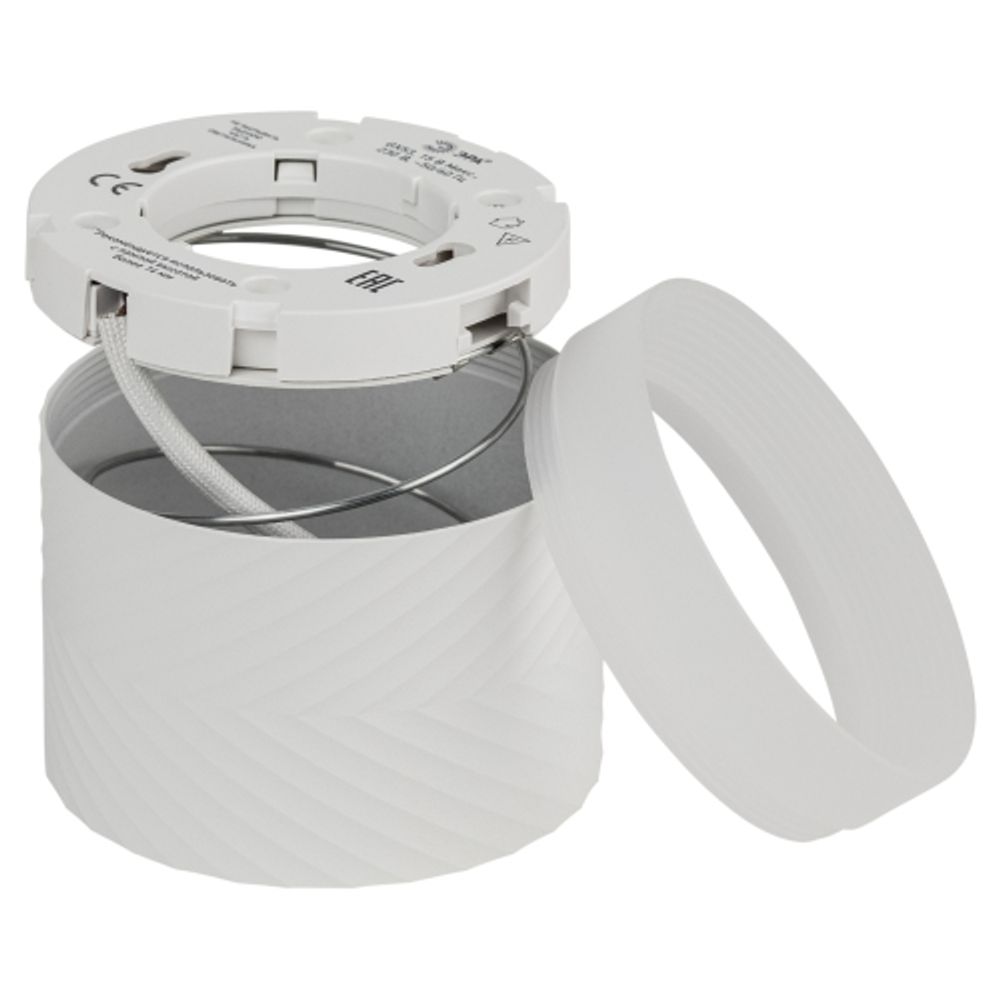 Светильник настенно-потолочный спот ЭРА OL38 WH под GX53 IP20 белый