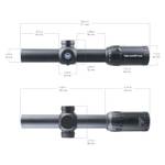 Оптический прицел Vector Optics Constantine 1-10x24 SFP, ( Сетка Fiber Center Dot / с подсветкой )
