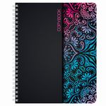 Тетрадь А5, 48 л., BRAUBERG ЭКО, гребень, клетка, обложка картон, АБСТРАКЦИЯ, 403053, 1шт