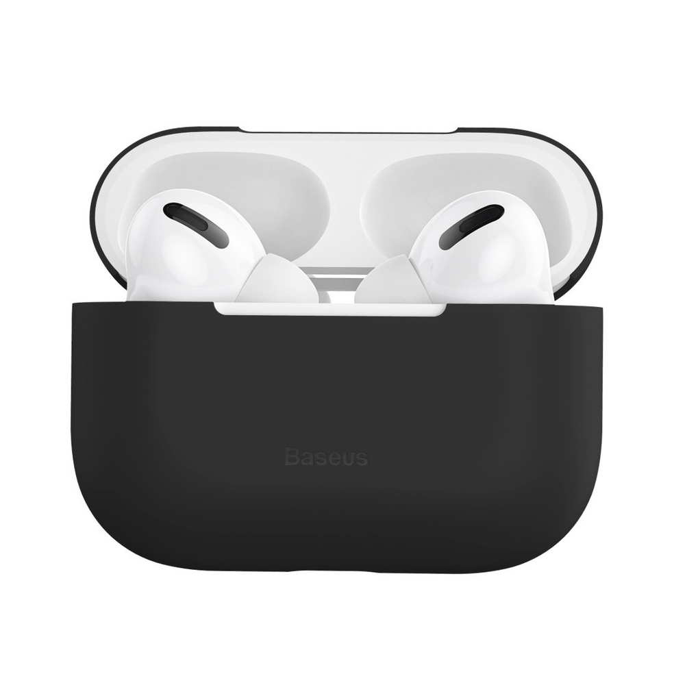 Чехол для Apple AirPods Pro Baseus Super Thin Silica Gel Case - Black