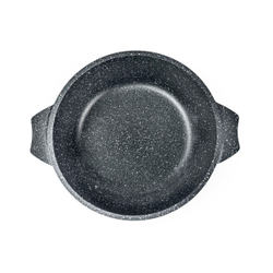 Кастрюля алюминий, антиприг, 2 л, с крыш, Мечта, Гранит, 42701